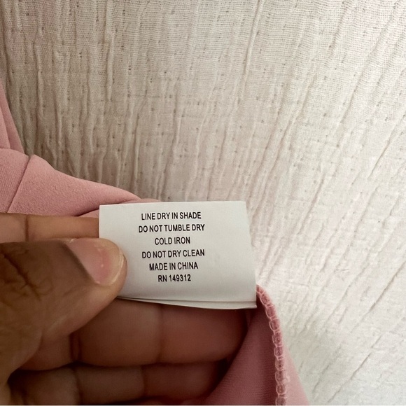 Selfie Leslie Blush Ruffle Sleeve Dress size XS - Picture 9 of 10